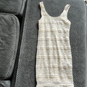 Beige off white dress